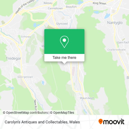 Carolyn's Antiques and Collectables map