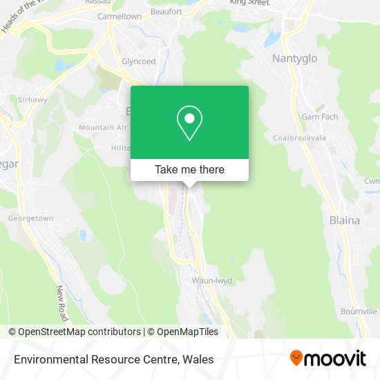 Environmental Resource Centre map