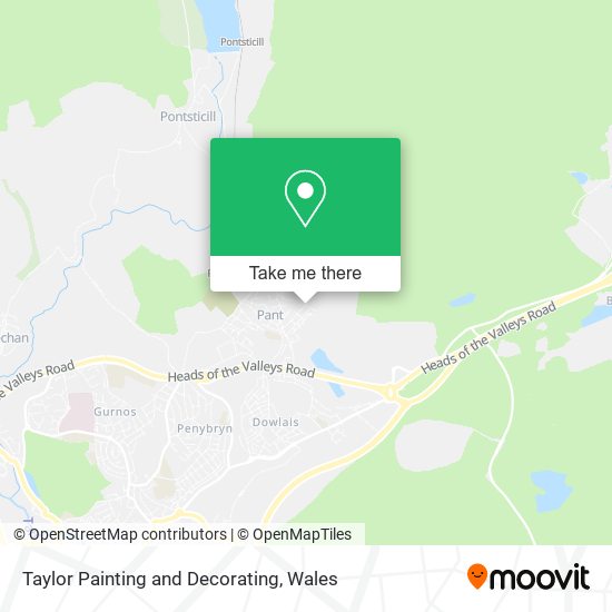 Taylor Painting and Decorating map