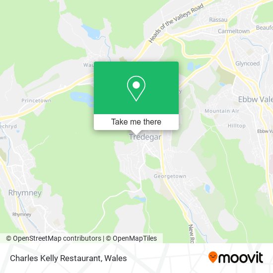 Charles Kelly Restaurant map