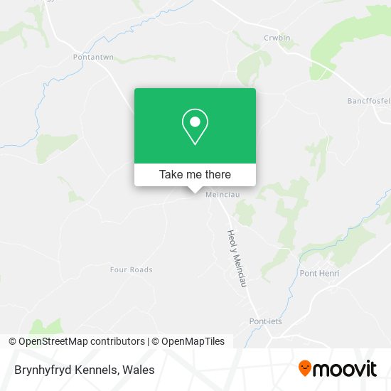 Brynhyfryd Kennels map