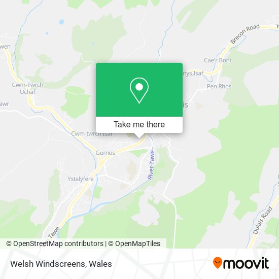 Welsh Windscreens map