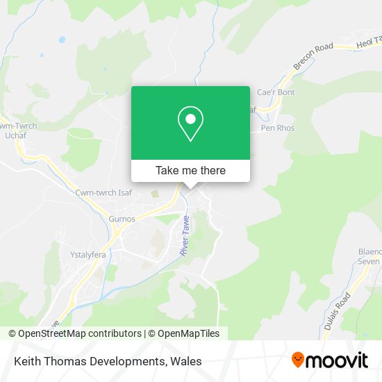 Keith Thomas Developments map