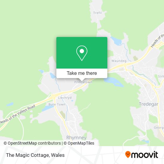 The Magic Cottage map