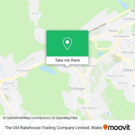 The Old Bakehouse Trading Company Limited map