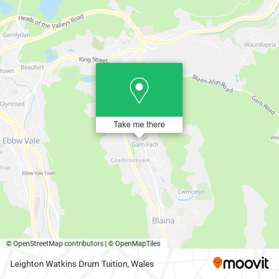 Leighton Watkins Drum Tuition map