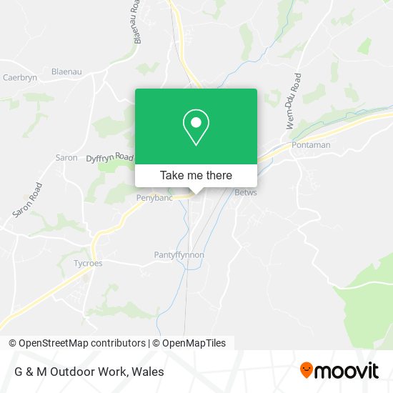 G & M Outdoor Work map
