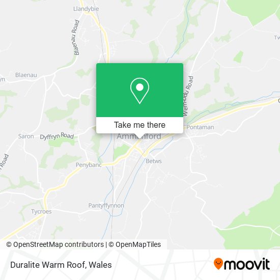 Duralite Warm Roof map