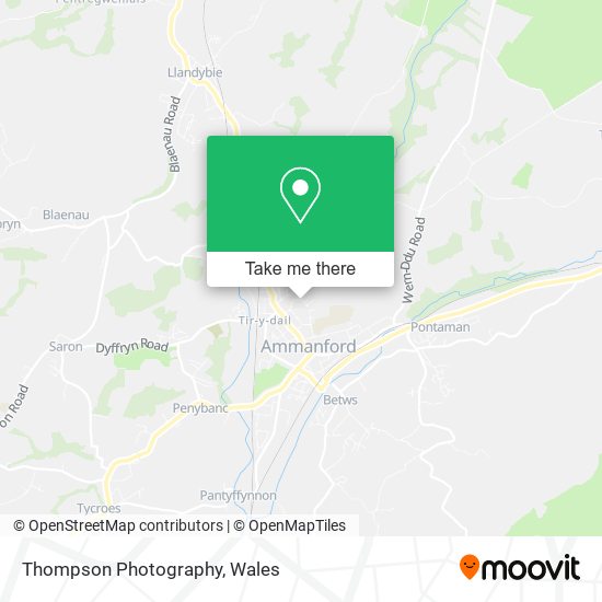 Thompson Photography map