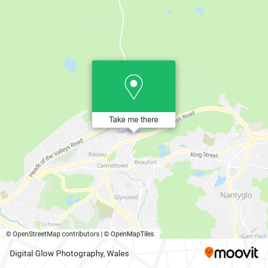 Digital Glow Photography map