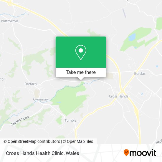Cross Hands Health Clinic map