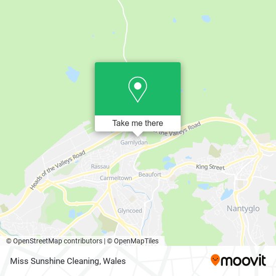 Miss Sunshine Cleaning map