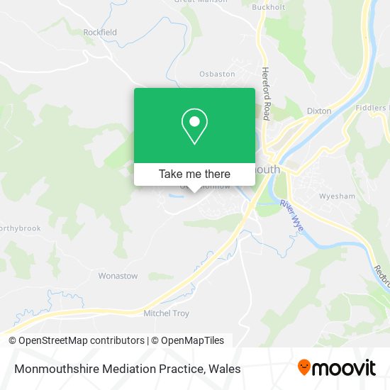Monmouthshire Mediation Practice map