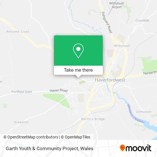 Garth Youth & Community Project map