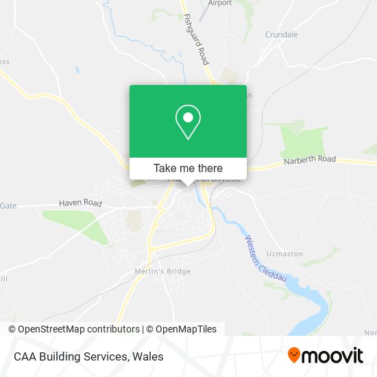 CAA Building Services map