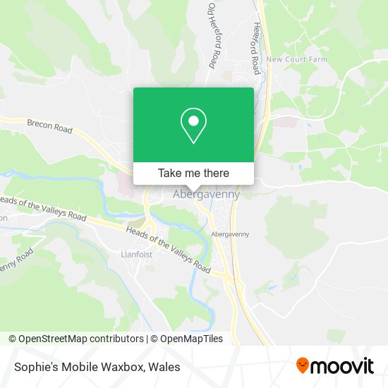Sophie's Mobile Waxbox map