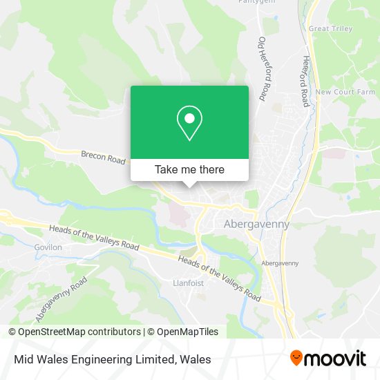 Mid Wales Engineering Limited map