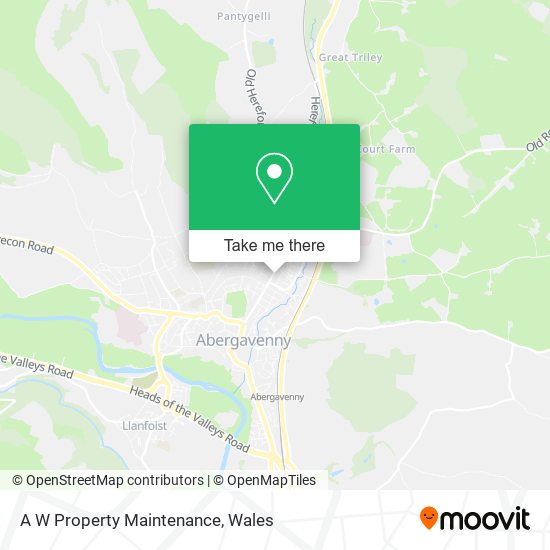 A W Property Maintenance map