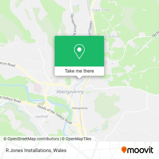 R Jones Installations map