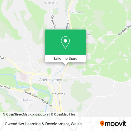 Gwenddwr Learning & Development map