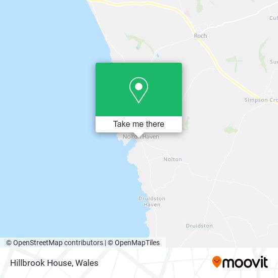 Hillbrook House map
