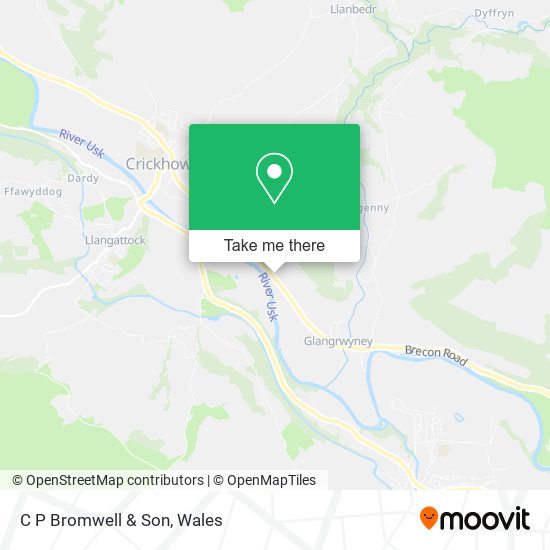 C P Bromwell & Son map