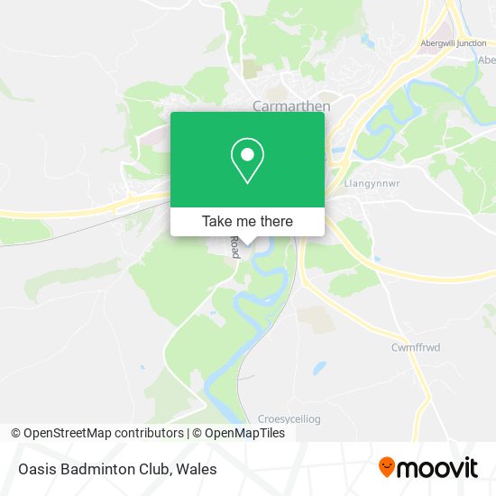 Oasis Badminton Club map
