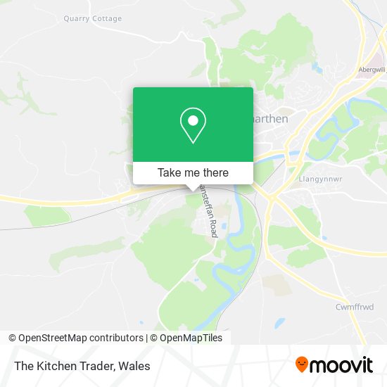 The Kitchen Trader map