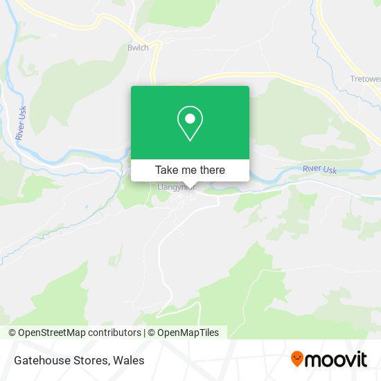 Gatehouse Stores map