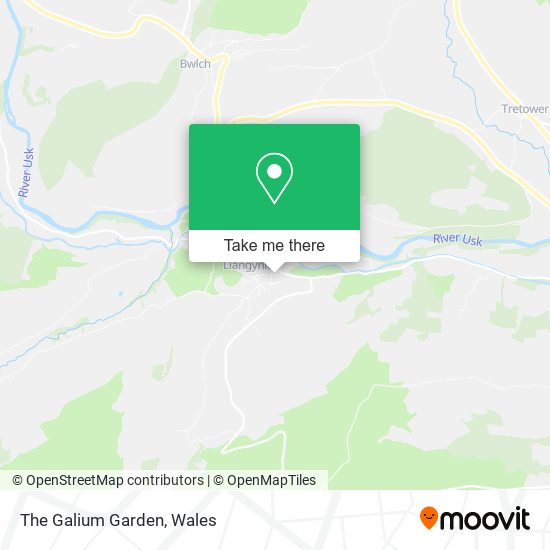 The Galium Garden map