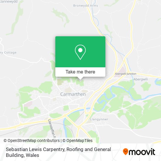 Sebastian Lewis Carpentry, Roofing and General Building map