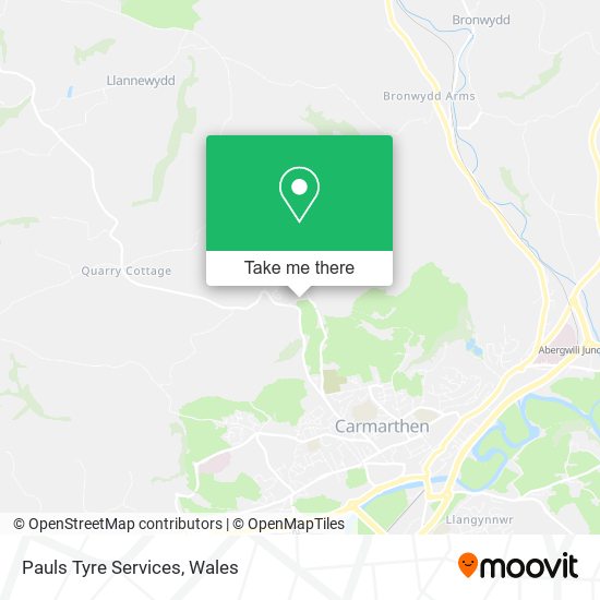 Pauls Tyre Services map