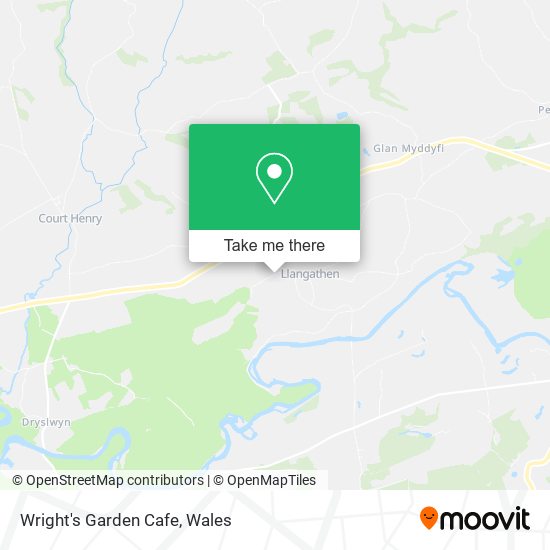 Wright's Garden Cafe map