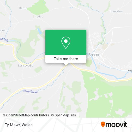 Ty Mawr map