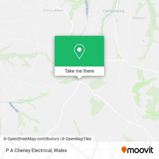 P A Cheney Electrical map