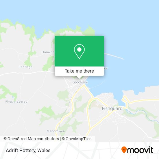 Adrift Pottery map