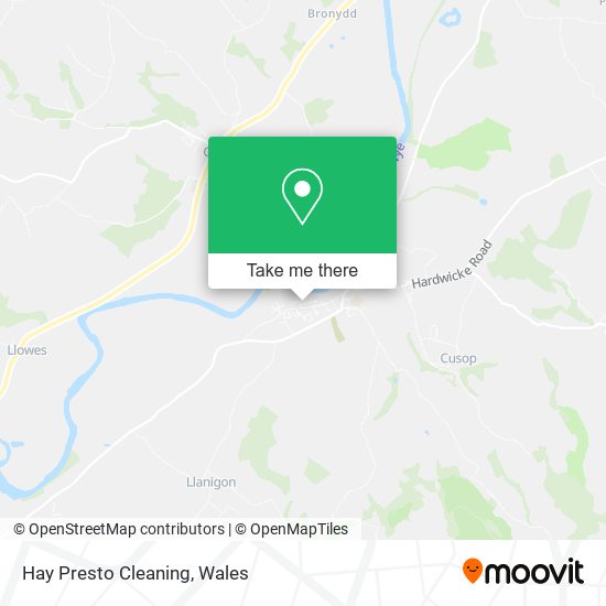 Hay Presto Cleaning map