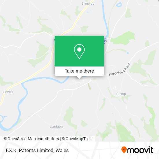 F.X.K. Patents Limited map