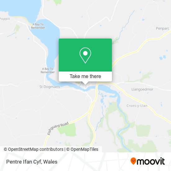 Pentre Ifan Cyf map
