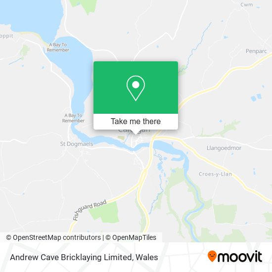 Andrew Cave Bricklaying Limited map