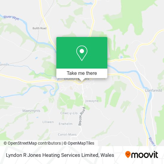 Lyndon R Jones Heating Services Limited map