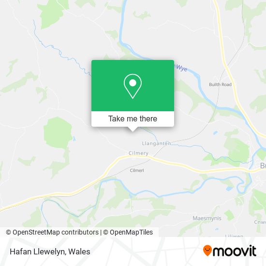 Hafan Llewelyn map