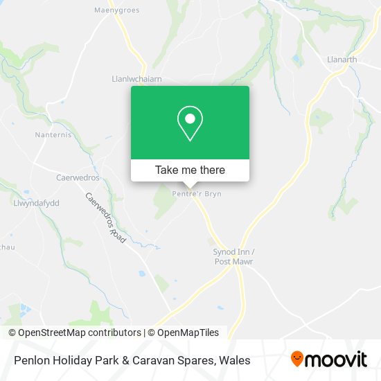 Penlon Holiday Park & Caravan Spares map