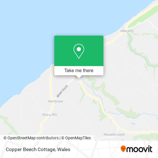 Copper Beech Cottage map