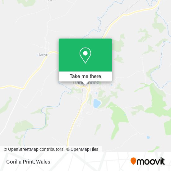 Gorilla Print map