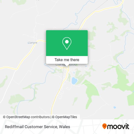 Rediffmail Customer Service map