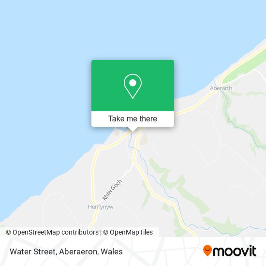 Water Street, Aberaeron map