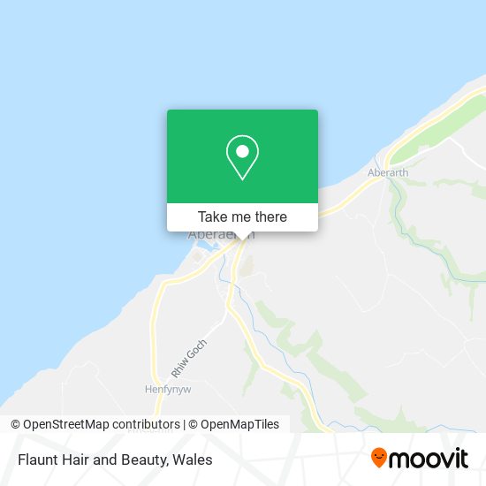 Flaunt Hair and Beauty map