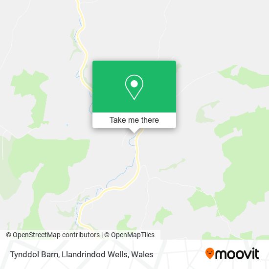Tynddol Barn, Llandrindod Wells map
