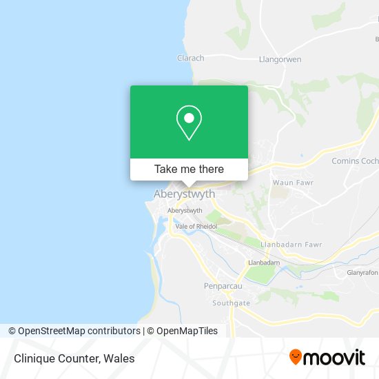 Clinique Counter map